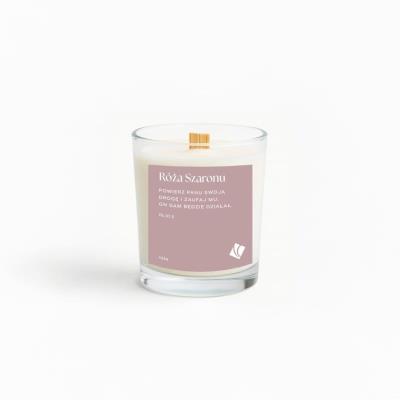 Opakowanie Świeca zapachowa - Róża Szaronu - róża