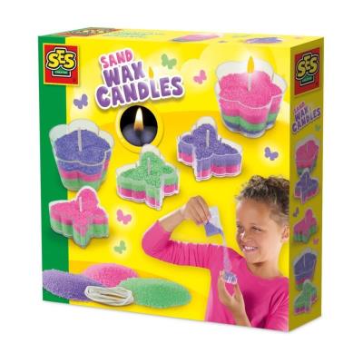 Świece woskowe piaskowe. Wydawca: SES. SmakLiter.pl Opakowanie Świece woskowe piaskowe