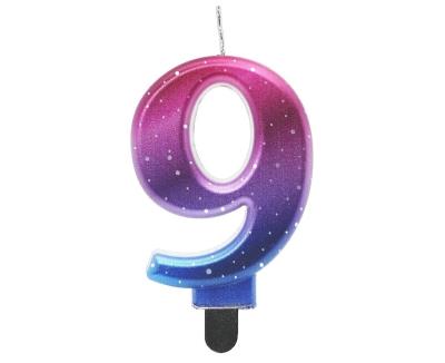 Opakowanie Świeczka B&C 9 Night Sky metaliczna 8cm