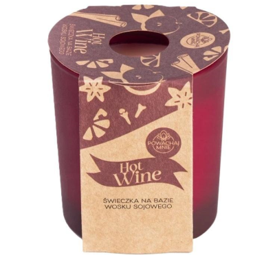 Opakowanie Świeczka sojowa Powąchaj mnie Hot Wine 130ml