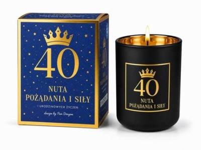 Opakowanie Świeczka Urodziny 40