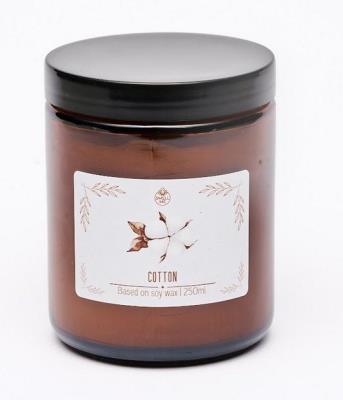 Świeczka zapachowa Cotton 250ml. Wydawca: Smell Me. SmakLiter.pl Opakowanie Świeczka zapachowa Cotton 250ml