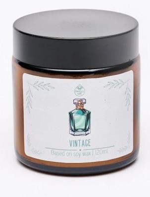 Świeczka zapachowa Vintage 120ml. Wydawca: Smell Me. SmakLiter.pl Opakowanie Świeczka zapachowa Vintage 120ml