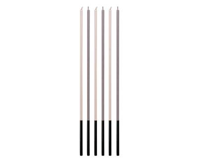 Opakowanie Świeczki B&C metaliczne 3x3x170mm 6szt