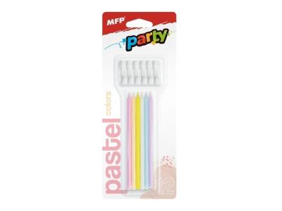 Opakowanie Świeczki do tortu pastel 12,5cm 12szt