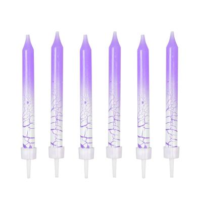 Świeczki urodzinowe fioletowe 6szt. Wydawca: ARPEX. SmakLiter.pl Opakowanie Świeczki urodzinowe fioletowe 6szt