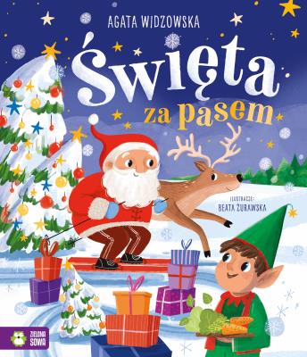Święta za pasem. Autor: Agata Widzowska. SmakLiter.pl Okładka książki Święta za pasem