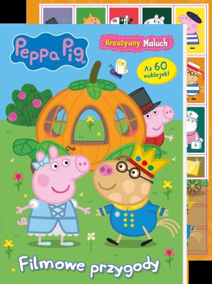 Okładka książki Świnka Peppa. Kreatywny maluch. Filmowe przygody