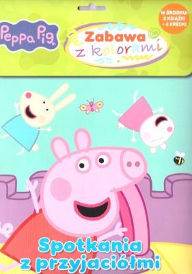 Okładka książki Świnka Peppa. Zabawa z kolorami