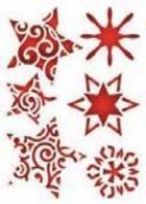 Opakowanie Szablon A6 gwiazdy