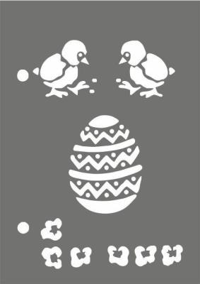 Opakowanie Szablon A6 Pisanka