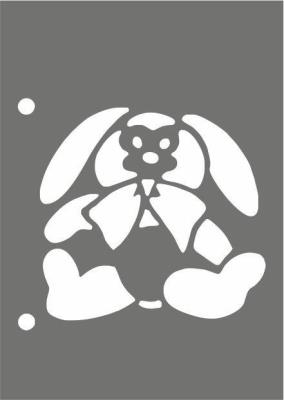 Opakowanie Szablon A6 Zajączek