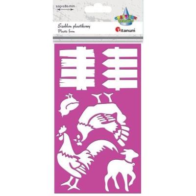 Opakowanie Szablon plastkowy 105x180mm Zagroda