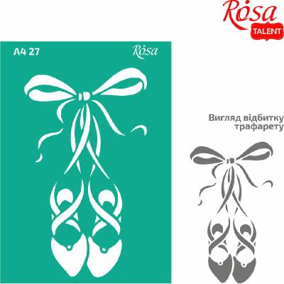 Opakowanie Szablon samoprzylepny wielokrotnego użytku baletki 21x29.7cm