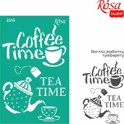 Opakowanie Szablon samoprzylepny wielokrotnego użytku motywy kuchenne 13x20cm