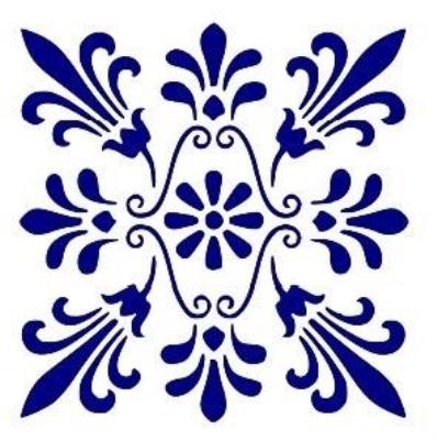 Opakowanie Szablon zmywalny ornament A4 12x15cm