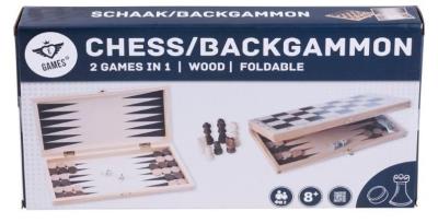 Szachy Backgammon drewniane. Wydawca: Quint. SmakLiter.pl Opakowanie Szachy Backgammon drewniane