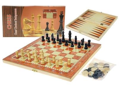 Opakowanie Szachy drewniane