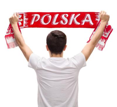 Opakowanie Szalik kibica Polska 130cm