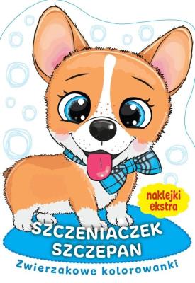 Szczeniak Szczepan. Autor:   Praca zbiorowa. SmakLiter.pl Okładka książki Szczeniak Szczepan