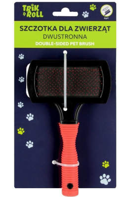 Opakowanie Szczotka dla zwierząt dwustronna