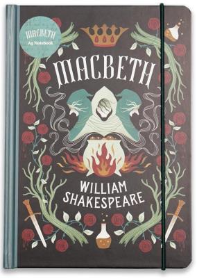 Opakowanie Szekspir Notatnik A5 linia twardy z gumką - Makbet