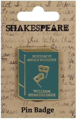 Opakowanie Szekspir Przypinka metalowa - Wiele hałasu o nic