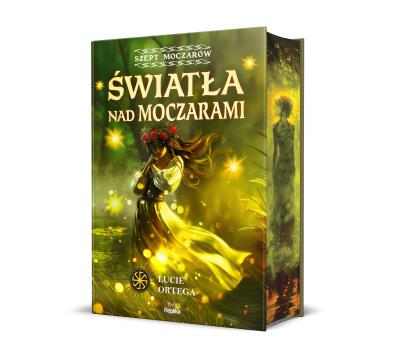 Szept moczarów T.1 Światła nad moczarami. Autor: Lucie Ortega. SmakLiter.pl Okładka książki Szept moczarów T.1 Światła nad moczarami