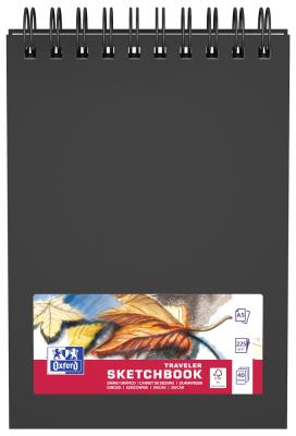 Opakowanie Szkicownik A5 40k Oxford sketchbook spirala czarny 1 sztuka