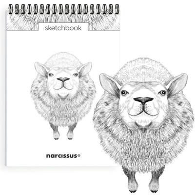 Opakowanie Szkicownik A5/60K na spirali - Owca