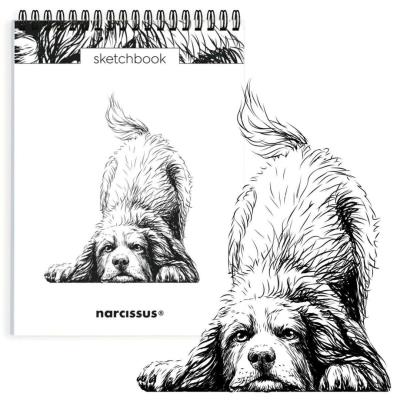 Opakowanie Szkicownik A5/60K na spirali - Pies Berneńczyk