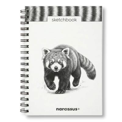 Opakowanie Szkicownik B5/60K na spirali - Panda Czerwona
