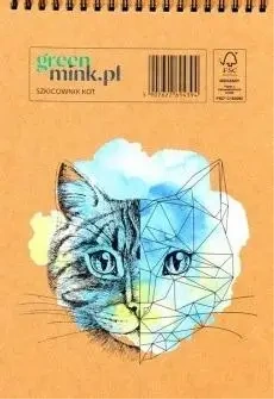Opakowanie Szkicownik na spirali Kot SZ08