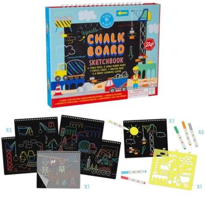 Opakowanie Szkicownik z kredowymi pisakami Na Budowie