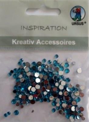Opakowanie Szkiełka ozdobne niebieskie 3-4mm 120szt