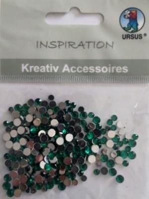 Opakowanie Szkiełka ozdobne zielone 3-4mm 120szt
