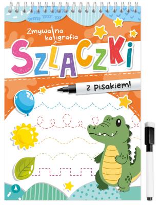 Okładka książki Szlaczki. Zmywalna kaligrafia