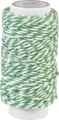 Opakowanie Sznurek bawełniany skręcany 20m zielony