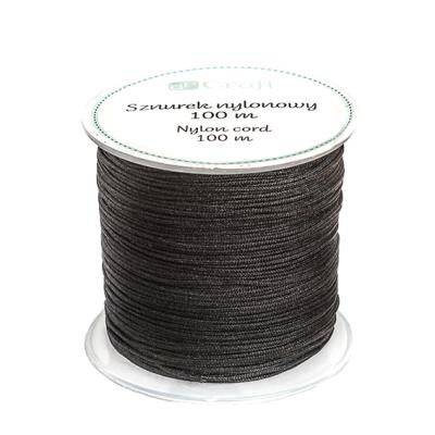 Sznurek nylonowy 0,8mm 100m czarny. Wydawca: Dalprint. SmakLiter.pl Opakowanie Sznurek nylonowy 0,8mm 100m czarny