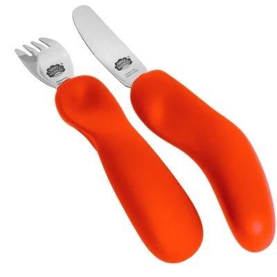 Opakowanie Sztućce kształtujące chwyt pomarańczowa czerwień
