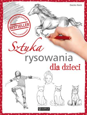 Sztuka rysowania dla dzieci. Autor: Keck Gecko. SmakLiter.pl Okładka książki Sztuka rysowania dla dzieci