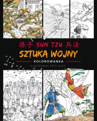 Okładka książki Sztuka wojny Sun Tzu. Kolorowanka