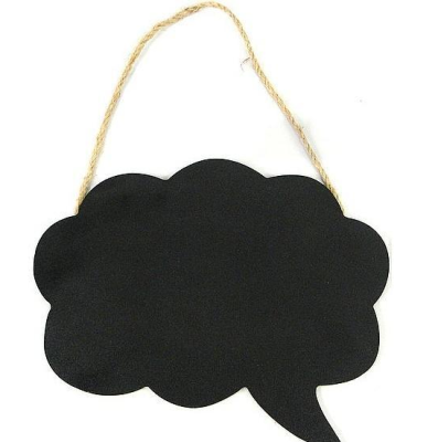 Opakowanie Tablica Chmurka czarna