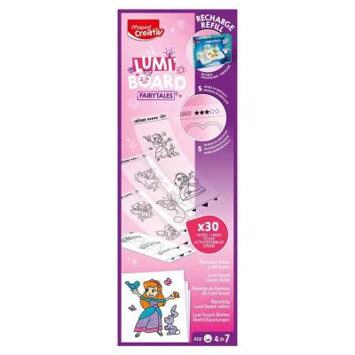 Tablica Lumi Board zestaw uzupełniający wróżki. Wydawca: Maped. SmakLiter.pl Opakowanie Tablica Lumi Board zestaw uzupełniający wróżki