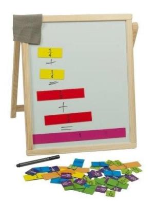 Tablica magnetyczna rozkładana + ułamki. Wydawca: 3toysm. SmakLiter.pl Opakowanie Tablica magnetyczna rozkładana + ułamki