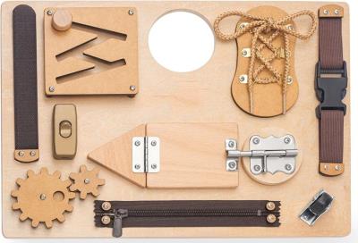 Opakowanie Tablica manipulacyjna drewniana Montessori