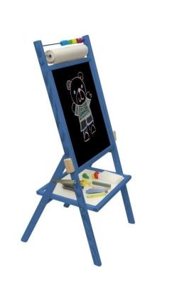 Tablica obrotowa kredowa z rolką papieru niebieska. Wydawca: 3toysm. SmakLiter.pl Opakowanie Tablica obrotowa kredowa z rolką papieru niebieska