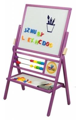 Tablica obrotowa z 2 -rzędowym liczydłem fioletowa. Wydawca: 3toysm. SmakLiter.pl Opakowanie Tablica obrotowa z 2 -rzędowym liczydłem fioletowa