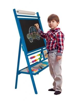 Tablica obrotowa z 2 -rzędowym liczydłem niebieska. Wydawca: 3toysm. SmakLiter.pl Opakowanie Tablica obrotowa z 2 -rzędowym liczydłem niebieska