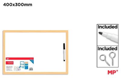 Opakowanie Tablica suchościeralna biała 40x30cm
